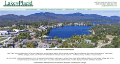 Desktop Screenshot of lakeplacidcondominiums.com