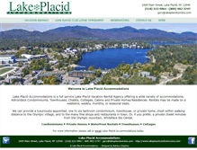 Tablet Screenshot of lakeplacidcondominiums.com